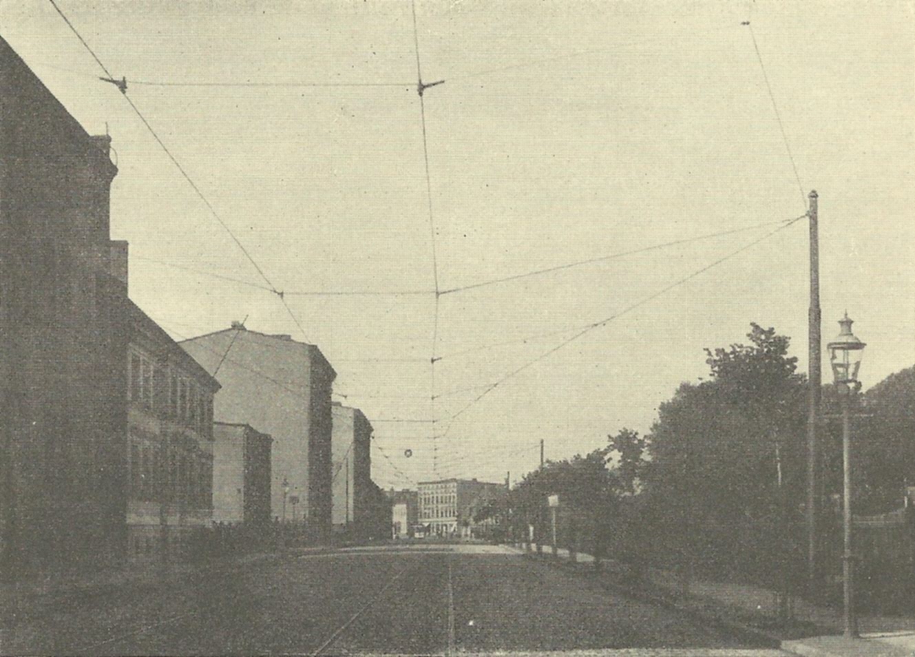 zdjęcie z książki - 50 Jahre Stettiner Strassenbahn 1879-1929