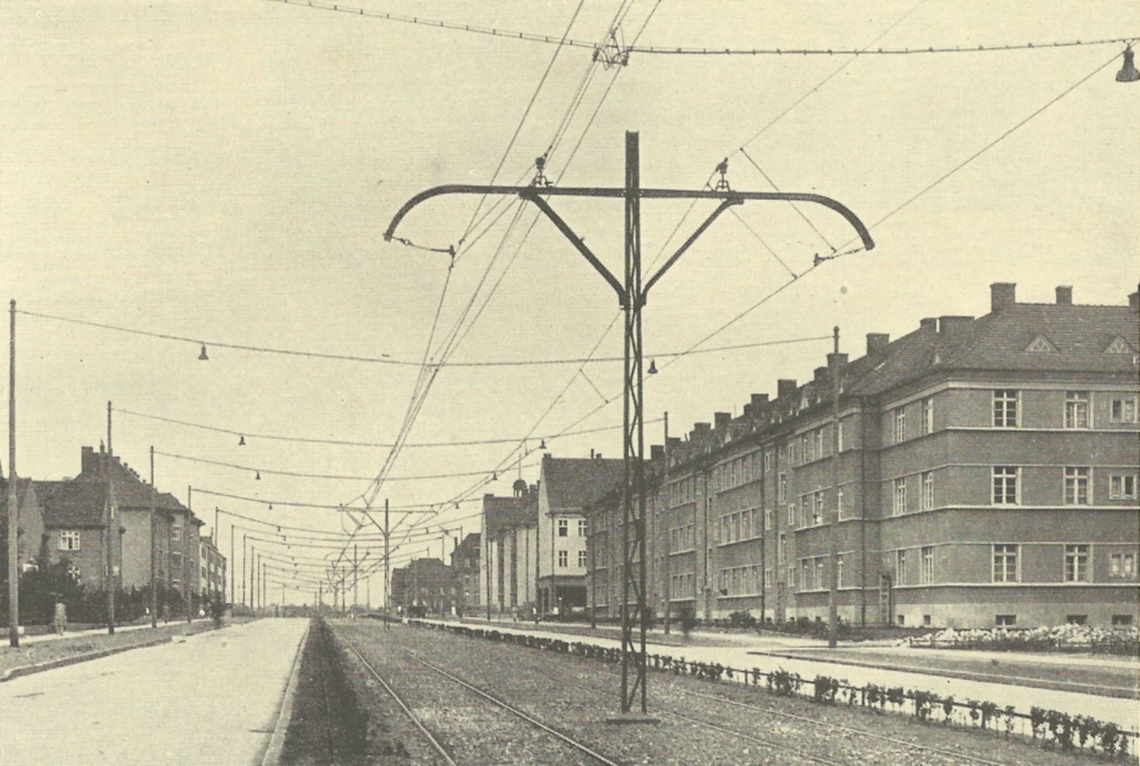 zdjęcie z książki - 50 Jahre Stettiner Strassenbahn 1879-1929